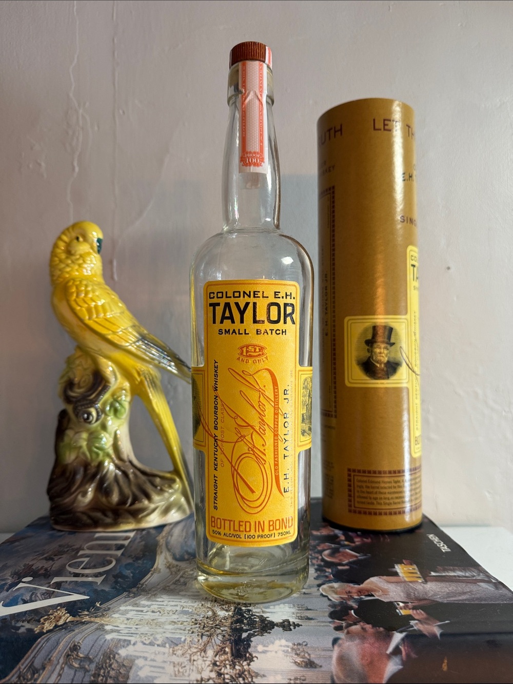 Colonel E.H. Taylor Small Batch Bourbon - Yellow Label - EMTPY BOTTLE